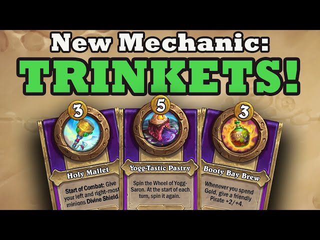 TRINKETS!  Season 8 Hearthstone Battlegrounds Announcement