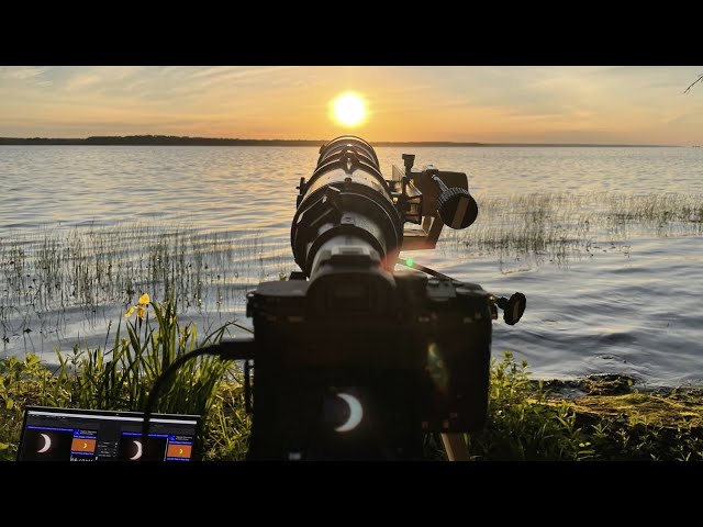 The Annular Solar Eclipse at 20x Speed | Partial Solar Eclipse Time-lapse | June 10, 2021 | New York