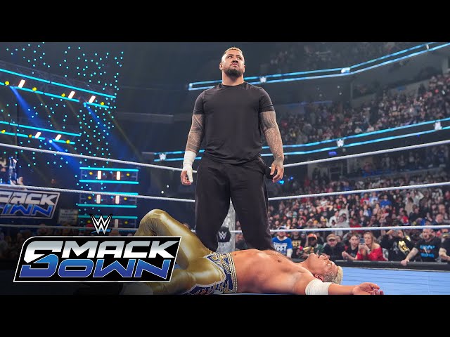 Solo Sikoa sickeningly spikes Cody Rhodes in surprise return: SmackDown highlights, Feb. 7, 2025