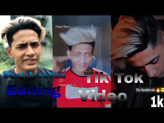 Danish zehen photo editing sketchbook || Danish Bhai Tik Tok viral video || Hair editing danish bhai