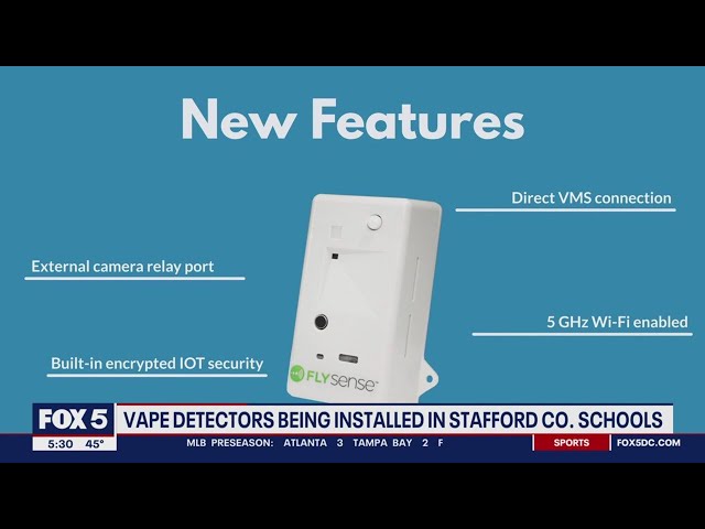 Vape detectors being installed at Stafford County high schools | FOX 5 DC