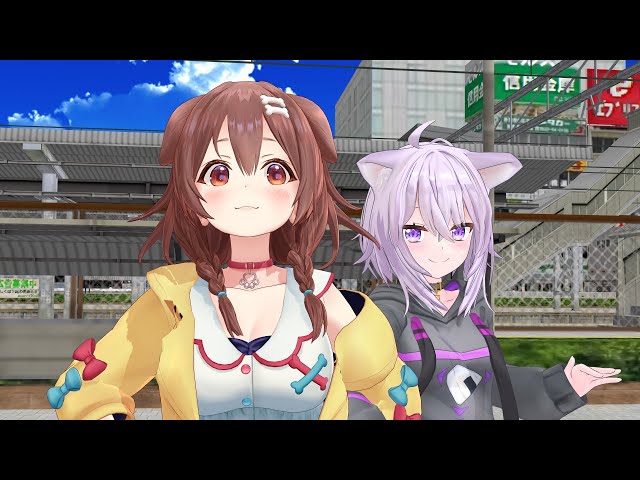 【VR180】テトロドトキサイザ２号 猫又おかゆ＆戌神ころね【Hololive MMD】8K 3D VR