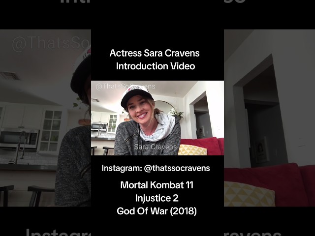 Actress Sara Cravens Super A.J.S. Introduction Video