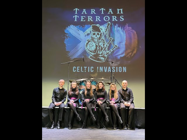 Slattery Irish Dancers Perform with the Tartan Terrors - March 2024