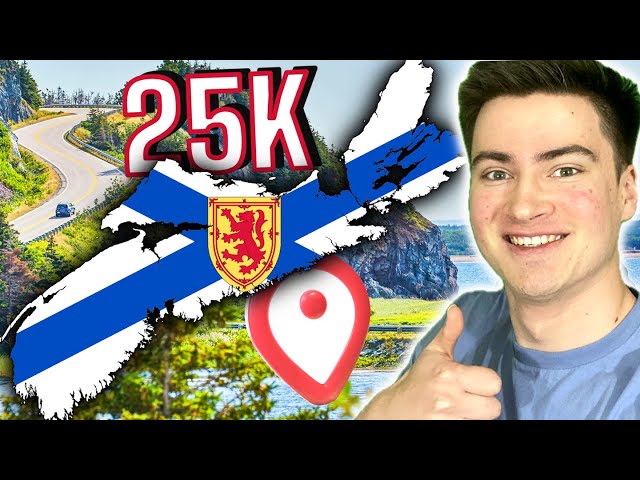 NOVA SCOTIA GeoGuessr Speedrun | Canada 25Ks Episode 7