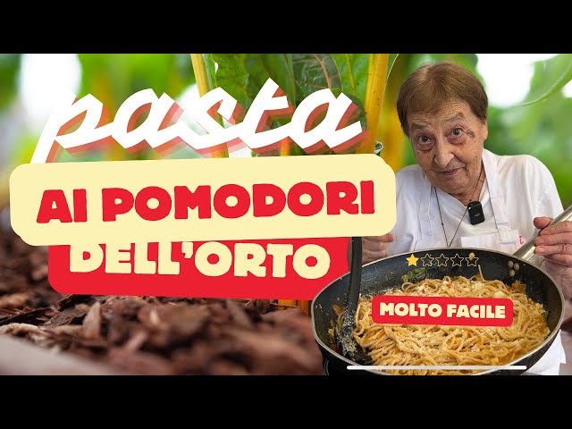 PASTA VELOCE AI POMODORI DELL'ORTO RICETTA DI NONNA SILVI