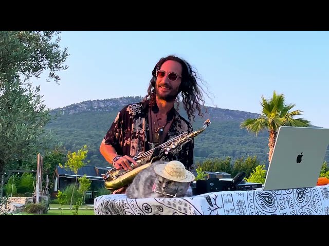 Groove to the Rhythm: Sax, and DJing in an Epic Organic House Performance!