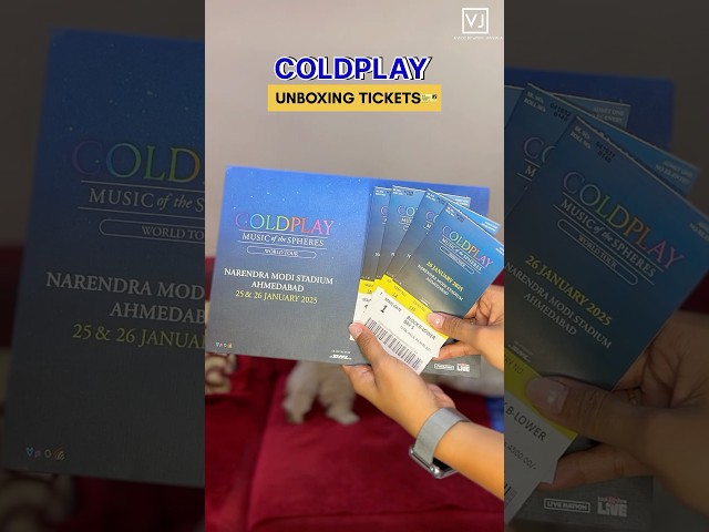 Coldplay Ahmedabad Tickets Are Here! Let’s Unbox the Magic ✨