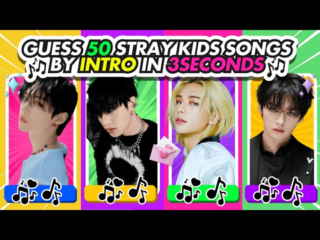 GUESS THE STRAY KIDS SONGS BY THE INTRO 🎶⏰ | Ultimate STAY Challenge! 🔥❤️‍🔥 | STRAY KIDS QUIZ