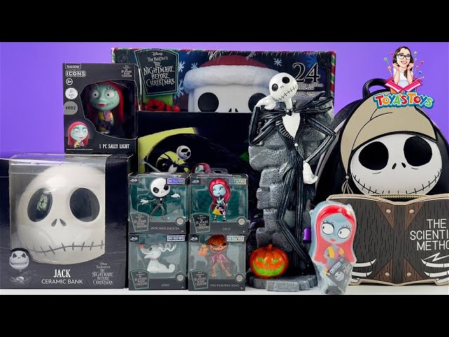 Unboxing and Review of Disney Tim Burton’s The Nightmare Before Christmas Toys Collection