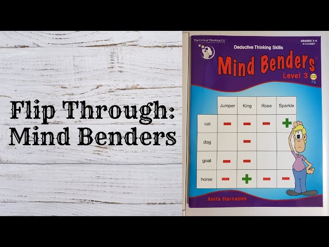 Mind Benders Logic Puzzles Level 3 Book Flip Through