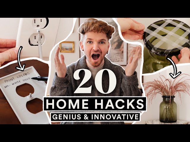 20 GENIUS Home Hacks That CHANGED MY LIFE 🏠  DIY Hacks to Save Time + Money!