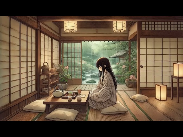 Rainy Zen Retreat 🌧️ Tranquil Lofi Beats for Relaxation & Focus [Study/Chill Vibes]