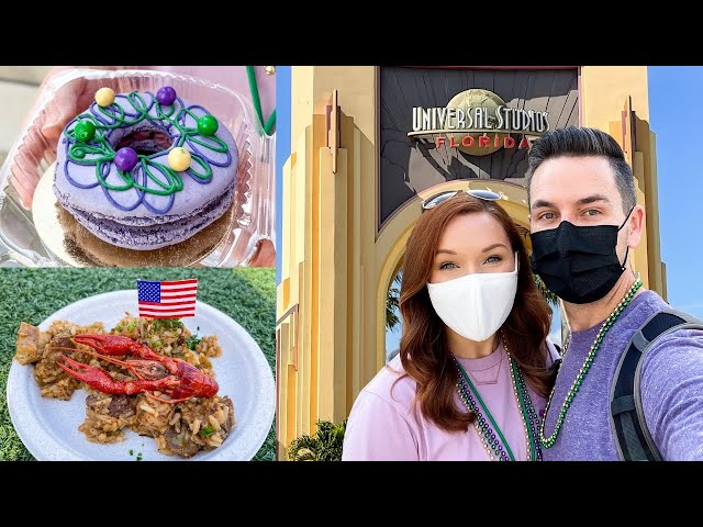 Mardi Gras at Universal Studios Orlando | Food Review + Tribute Store!