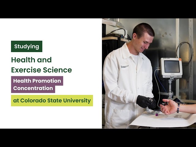 Why Study Health and Exercise Science at Colorado State University? | Health Promotion Feature