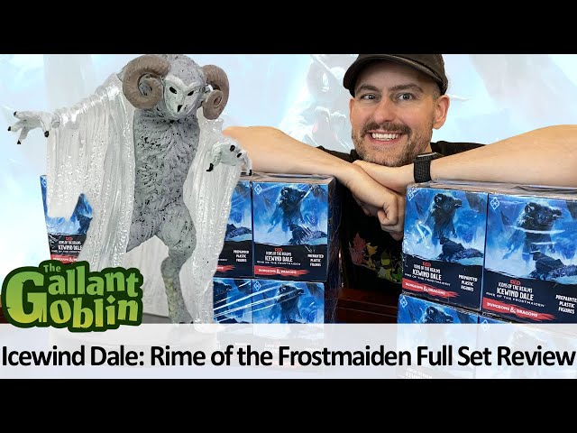 Icewind Dale: Rime of the Frostmaiden Minis Full Set Review - WizKids D&D Icons of the Realms