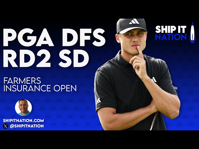 PGA Round 2 Showdown | January 22, 2025 | DraftKings DFS Picks, Plays and Process