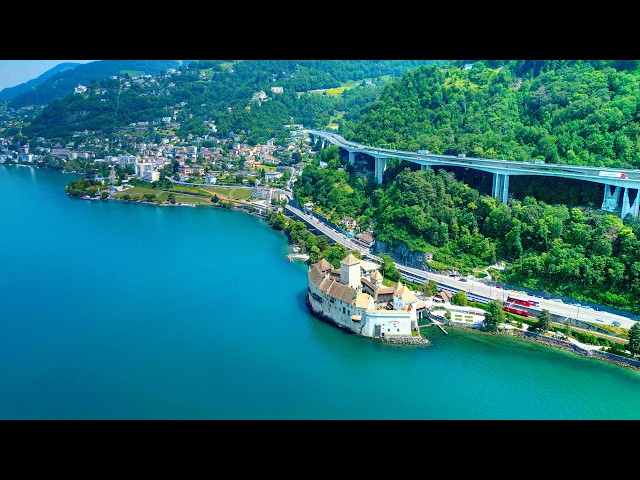 Scenic Drive From Chamonix France to Lausanne Switzerland