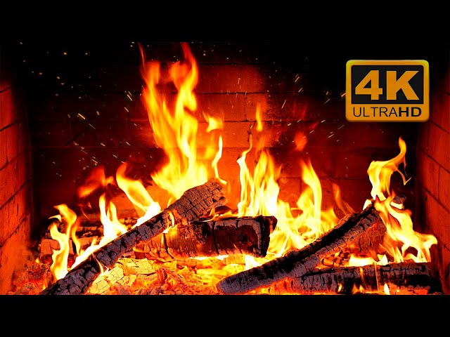 🔥 Fireplace 12 HOURS. Cozy Fireplace 4K Ultra HD