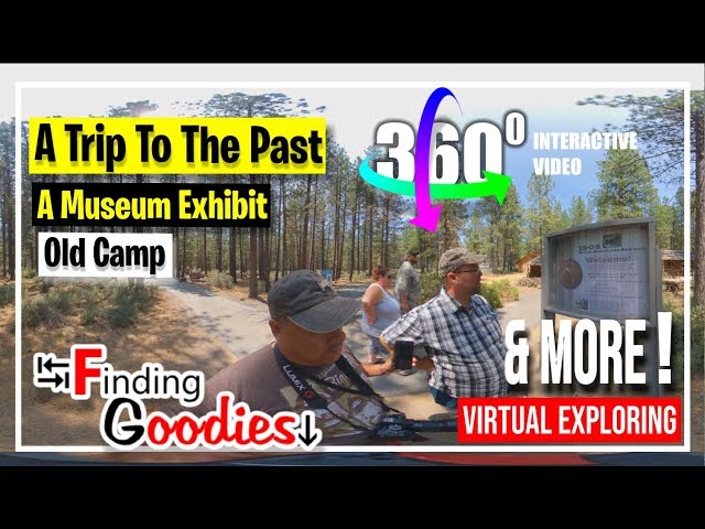 A Trip To The Past  Museum Exhibit Old Camp  | 360 video | Bottle Digging | Finding Goodies