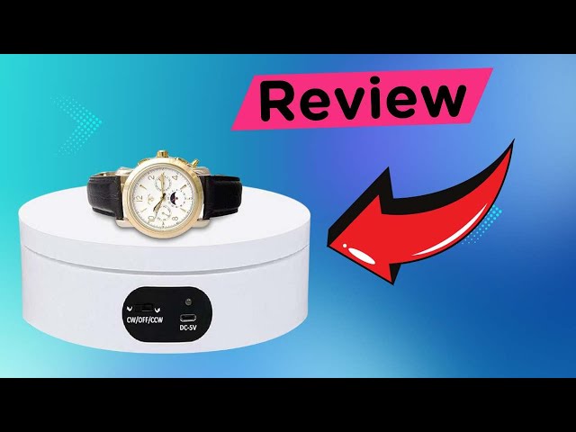 Motorized Rotating Display Stand ( Review and Demo )