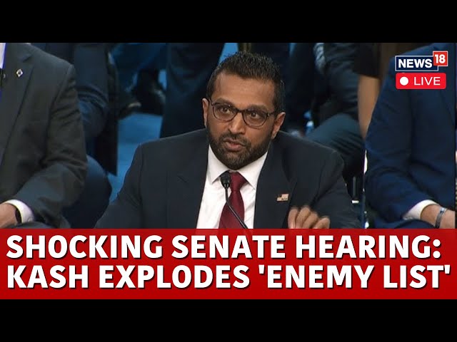 LIVE | Trouble For Kash Patel Mounts | Democrats Delay  Of Trump FBI Nominee Hearing | N18G