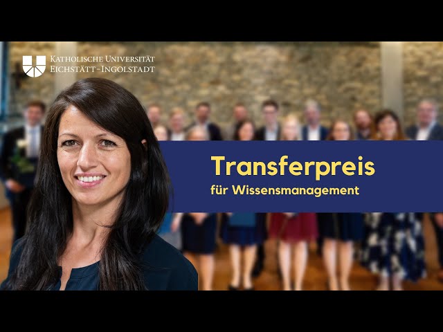 KU-Transferpreis für Wissensmanagement: Janin Bender