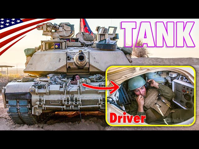 Inside the Driver’s Seats: 70-Ton Beast Tank M1 Abrams in Action