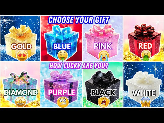 Choose your gift 🎁💖😍🤮 8 ultimate gift box challenge #chooseyourgift #pickonekickone #quiz