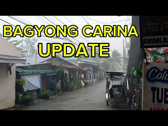 WEATHER UPDATE BAGYONG CARINA #philippines #weather  #trending #highlights #typhoon #carina PH