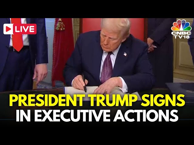 Trump Inauguration LIVE: Trump Signs First Set of Executive Actions at Ceremony at US Capitol | N18G