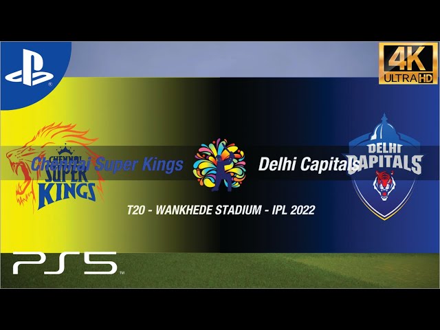 Chennai Super Kings vs Delhi Capitals IPL T20 2022 Gameplay Cricket19 [PS5 4K 60FPS]