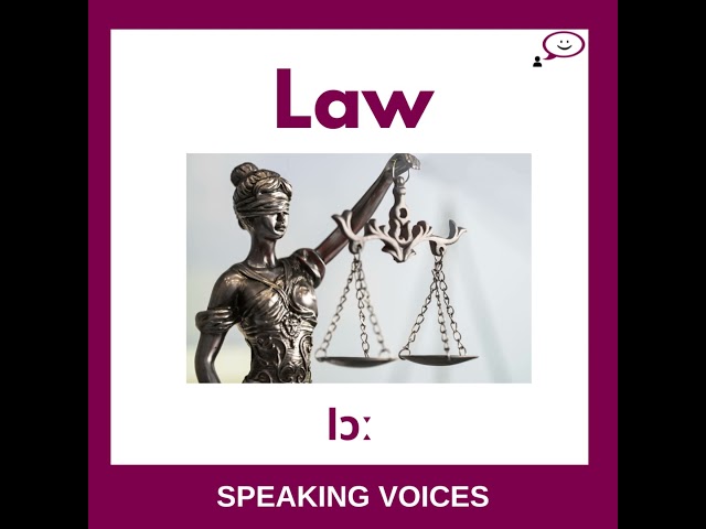 How To Say Law | British English Pronunciation