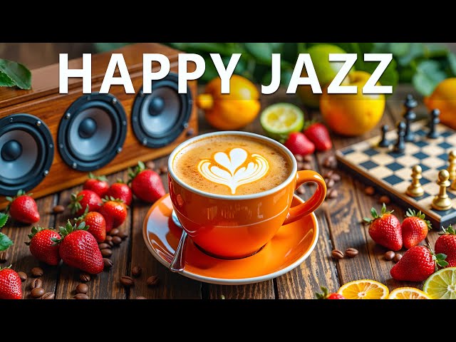 Happy Bossa Nova Jazz & Springtime Coffee 🌸 Smooth Jazz Instrumental Music for Great Moods