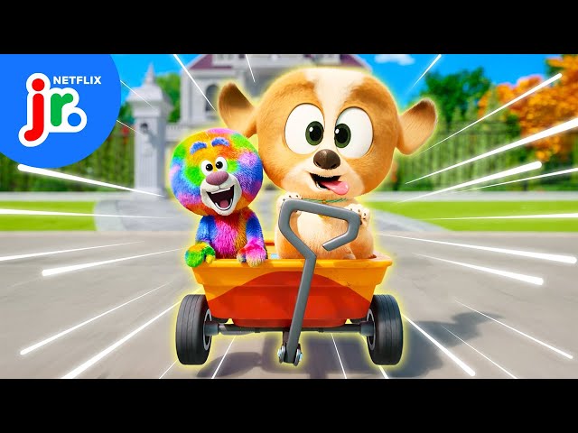 Ready, Set, WOOF! Doggy Kart Race 🐶🏁 Dog Days Out | Netflix Jr