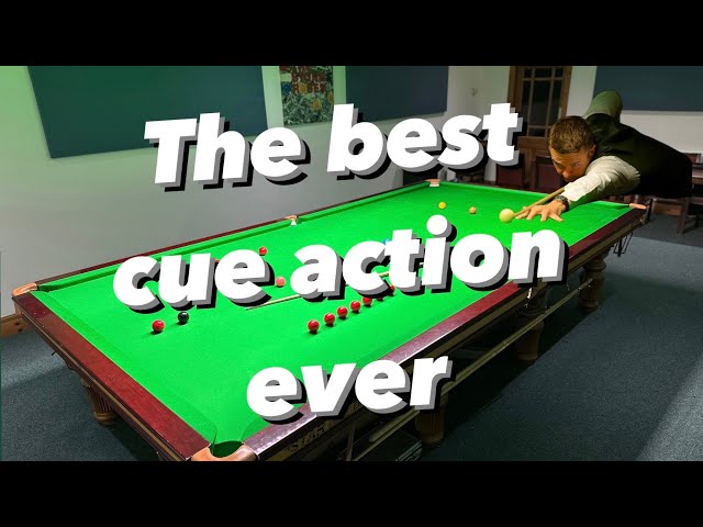 The best cue action ever!