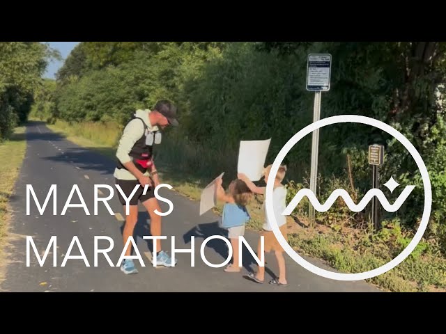 Mary's Marathon ALS Running Fundraiser Awareness 40lb vest ruck run