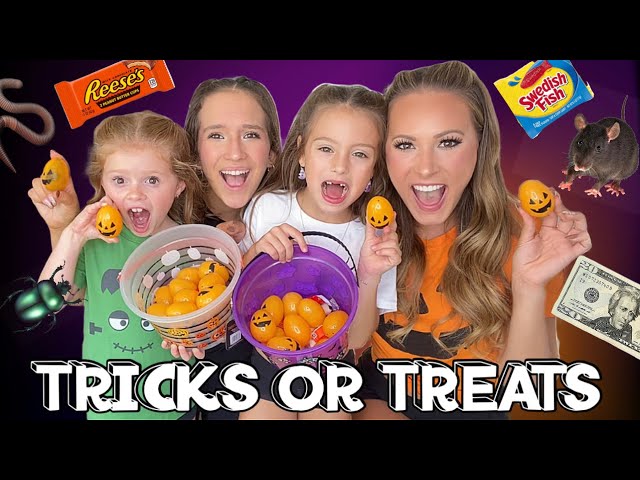 TRICKS 🕷👻🐍 or TREATS 🍭✨💰 HALLOWEEN EGG HUNT CHALLENGE