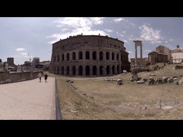 360 video: Theatre of Marcellus, Rome, Italy