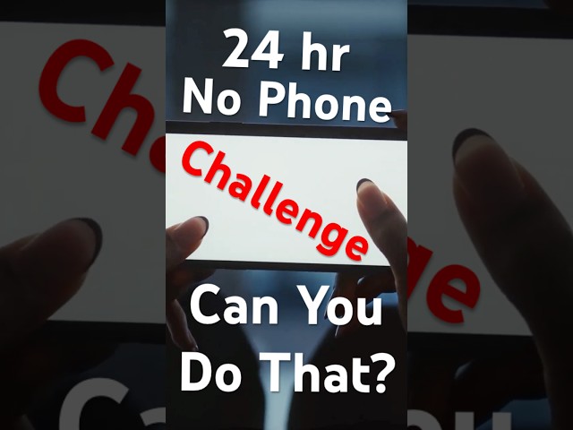 "Can You Survive 24 Hours Without Your Phone? Challenge Yourself!" #shorts  #facts #challenge