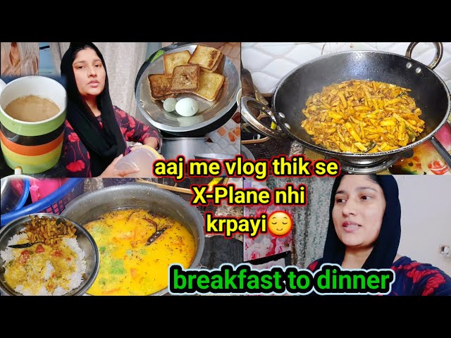 aaj me vlog thik se X-Plane nhi krpayi😌 || zoya faizan vlogs || dal chawl sabji || family vlog #zoya