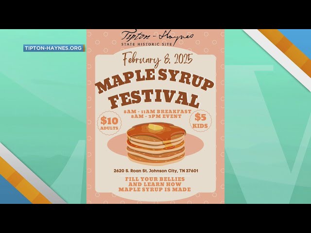 Tipton-Haynes to host 22nd annual Maple Syrup Festival