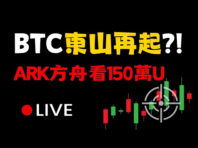 Live  比特幣東山再起 【目標價500萬美元】 BTC ETH 行情精準預測