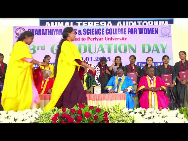 Bharathiyar Arts & Science College For Women 23rd Graduation Day   Live Stream