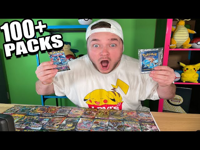 Opening Every Pokemon Pack Ever Made & Giving Them Away! (Pokemon TCG Unboxing)