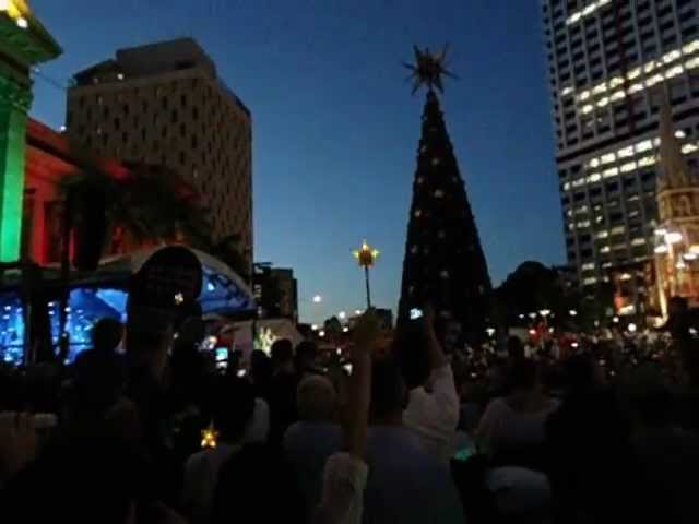 Brisbane Christmas Tree Lighting 2012