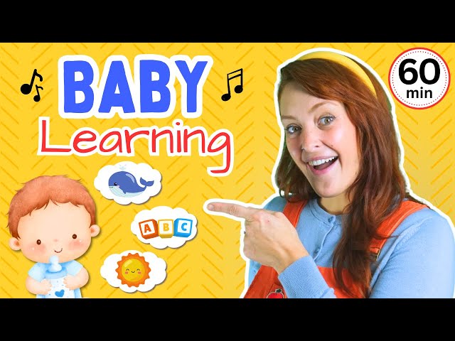 First Words & Gestures | Waving, Nodding & Shaking Head | Hop Little Bunnies | Baby Learning Video