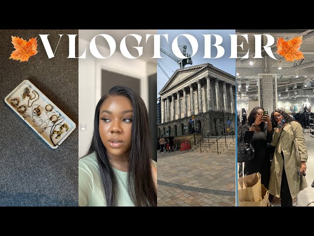 VLOGTOBER 4| A DAY IN BIRMINGHAM, filming HAIR & FASHION videos, Nigerian brands HAUL and more