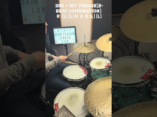 3 x fast learning drum chops and how to combine them to create awesome and effortless drum fills