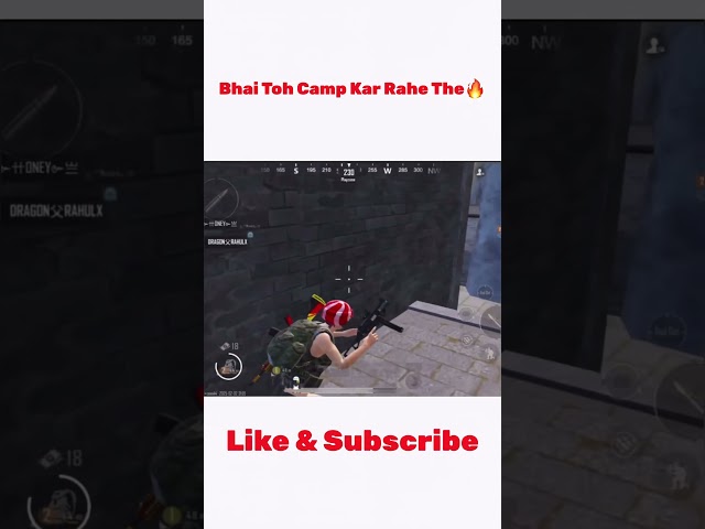 Bhai Log Toh Camp Kar Rahe The😮#pubg #bgmi #trending #shorts #viralclutch